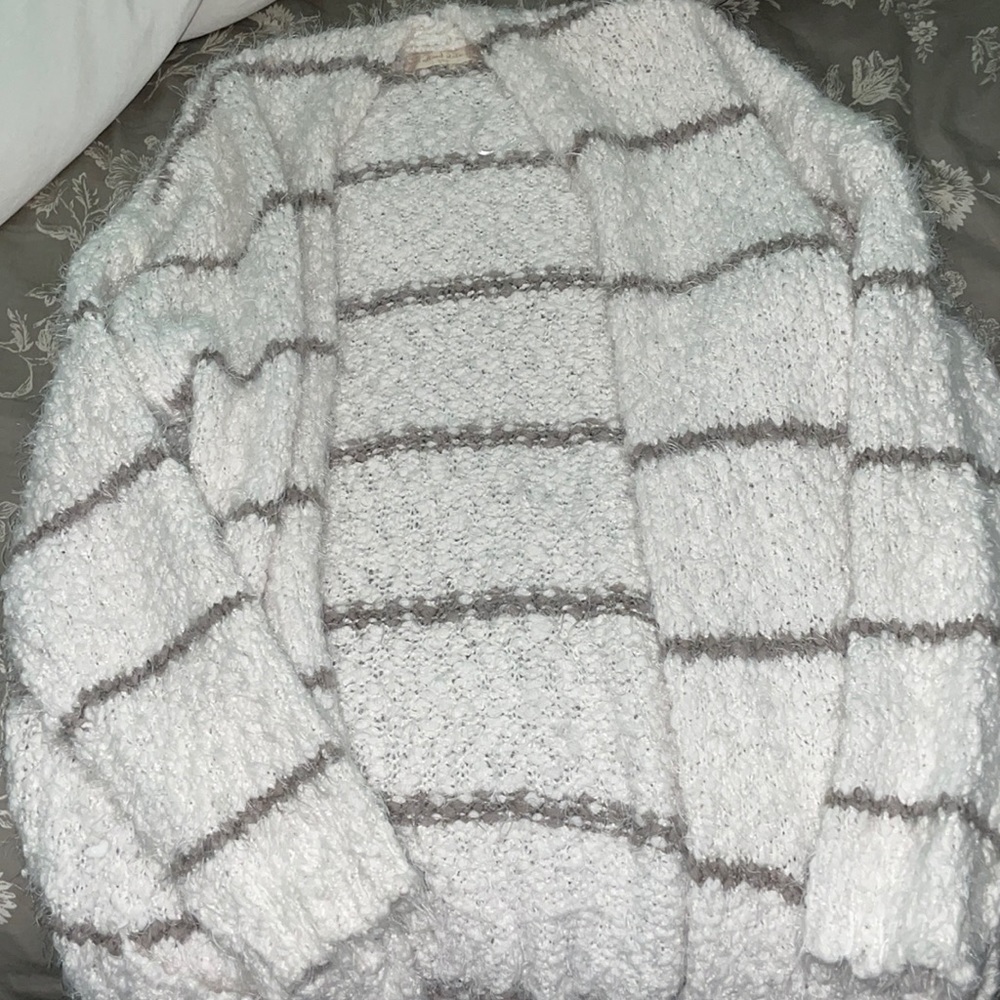 cute fuzzy cardigan